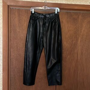 Abercrombie, leather pants